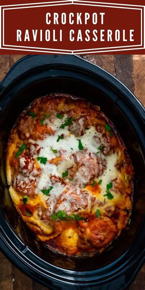 4.7 out of 5 stars 3,928. Crockpot Ravioli Casserole is the perfect meal if you're ...