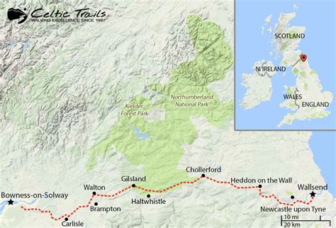 Hadrians Wall Route