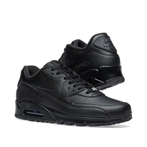 Nike Air Max 90 All Black Leathersave Up To 19