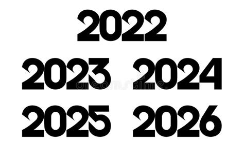 2024 Number On White Background 2024 Logo Text Design Vector