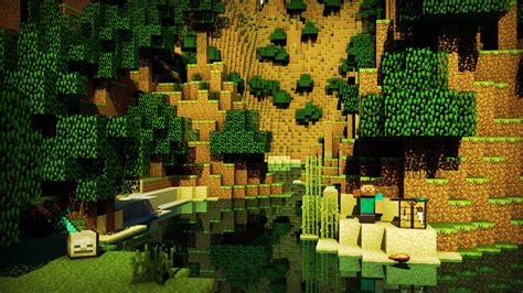 Minecraft Backgrounds Hd Wallpaper Cave