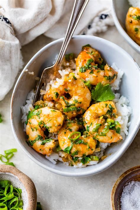 Red Thai Coconut Curry Shrimp Yoga Pit