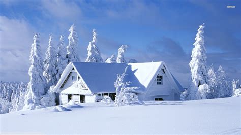 House Covered In Snow Wallpaper 1920x1080 30616