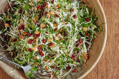 A thanksgiving feast is all about the side dishes. Recipe: Thanksgiving Slaw | Kitchn