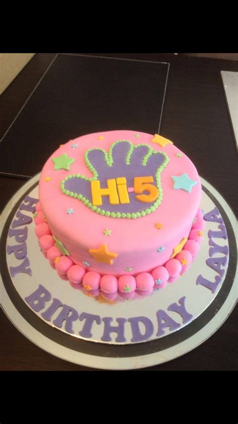 Hi Five Cake Fifth Birthday Cake 5th Birthday Cake Birthday Party Cake