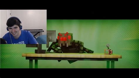 Minecraft Spider Rap Ekrcoaster Version Dan Bull Reaction Youtube