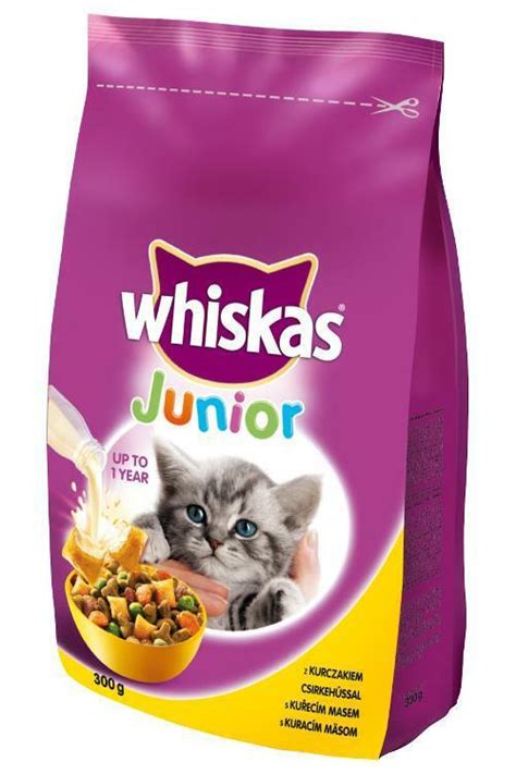 Feed their curiosity™ so they can be healthy and whiskas® dry cat food indoor with real chicken. WHISKAS JUNIOR 2-12 months Kitty Kitten Cat Dry Food with ...