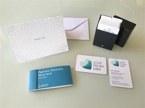 Your business card design is saved to your canva account, so you can make changes when you need to. MOO Business Cards Review - Love from Mim