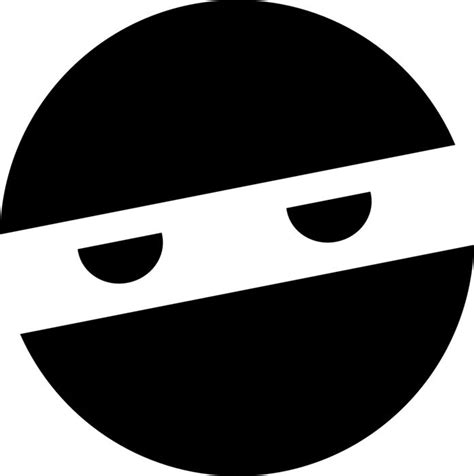 Black Ninja Logo Free Image Download