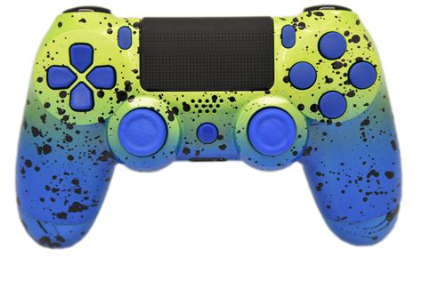 Blue And Green Fade Ps4 Controller