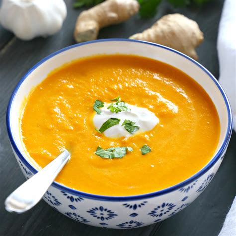 Best Carrot Soup Recipe Ever Best Ever Creamy Carrot Ginger Soup