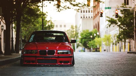 1920x1080 Tuning Bmw E36 Red Red Bmw Tuning Coolwallpapersme