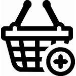 Basket Shopping Icon Empty Svg Plus Delete