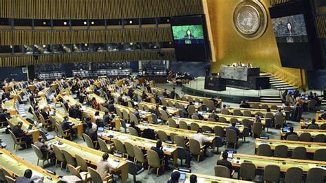 The United Nations General Assembly Rejects Us Drafted Resolution To