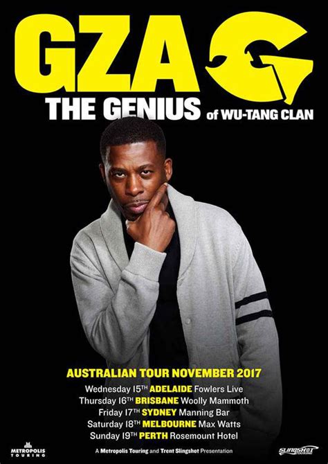 X Press Magazine Entertainment In Perth Gza The Genius Announces Tour