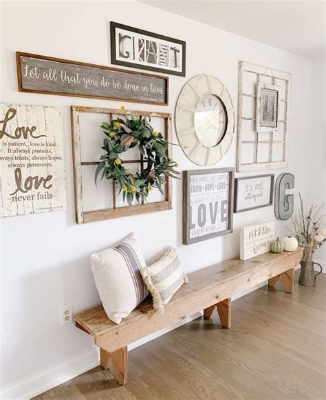 11 Farmhouse Wall Decor Ideas Nikkis Plate Blog