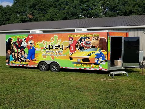 The gamerz truck video game truck comes right to your home, driveway, or curb (or even to a local park, parking lot, or another open area) with the best game consoles and video game selection, and a game coach who runs the party from start to finish. Gaming Trailer | Video Game Truck Rental | Crazy Monkey Inc.