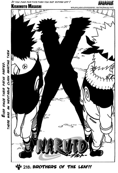 Naruto Shippuden Vol25 Chapter 218 The Brothers Of The Leaf