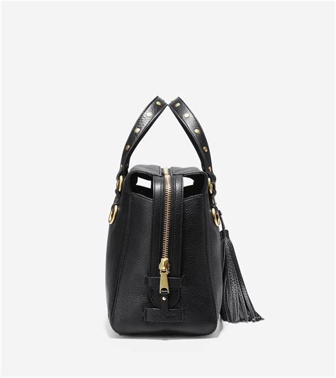 Cassidy Satchel In Black Cole Haan