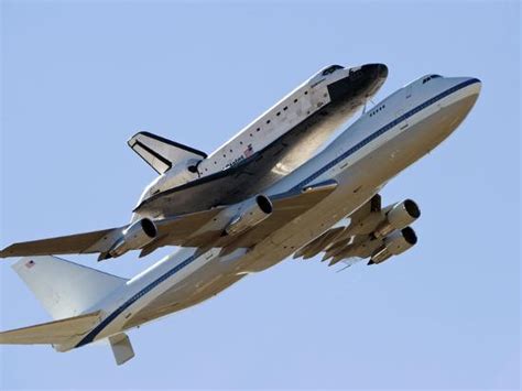 Space Shuttle Endeavour Mounted On A Modified Boeing 747 Shuttle