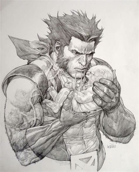 Leinil Francis Yu Wolverine In Asad Khan S Asad Khan Gallery Comic Art Gallery Room