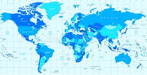 World Map 4 Bright Color Scheme High Detailed Political Map Of World Images