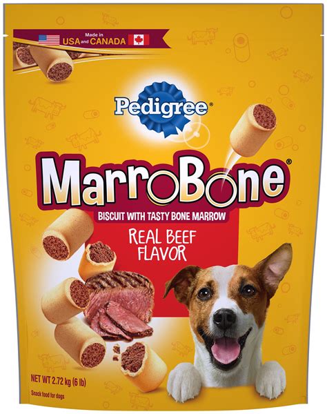 Pedigree Marrobone Dog Treats Real Beef Flavor 6 Lb Pack