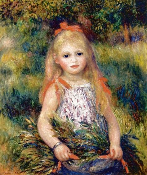 1888 Renoir Girl With Flowersmuseu De Arte De São Paulo Renoir