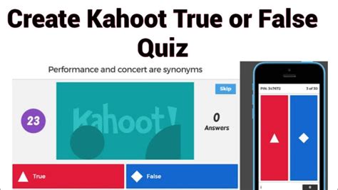 Kahoot True Or False Online Quiz For Kids Quiz For Online Classes
