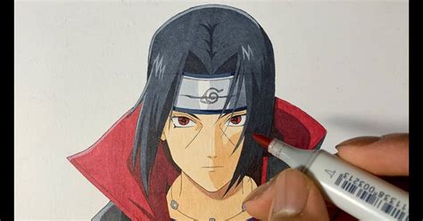 Itachi Drawing Easy Face How To Draw Itachi Easy Step By Step Drawing
