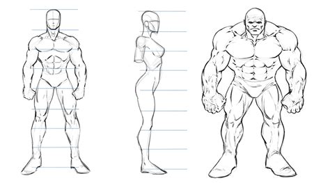 How To Draw A Superhero Full Body Superheroes Come In All Shapes Sizes