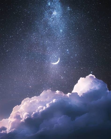 Aesthetic Night Sky Wallpapers Wallpaper Cave