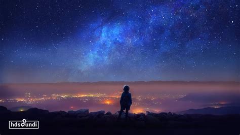 Anime Scenery By Penlocket♡ On Pastel Galactic Night Skies Scenery