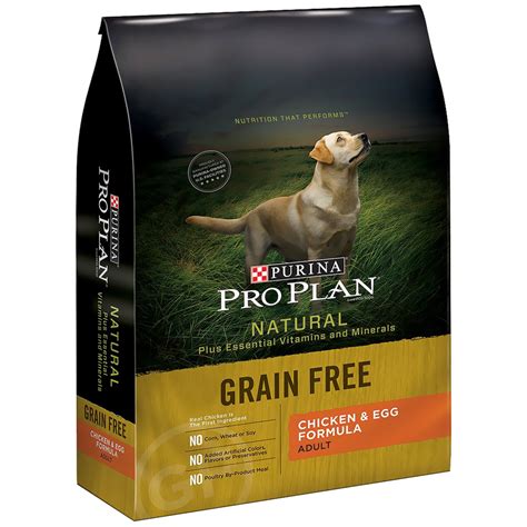 Rather than face a difficult mess. Purina® Pro Plan® Natural - Grain Free Chicken & Egg Dry ...