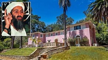 See Osama Bin Laden's abandoned pink £28m LA mansion complete with pool ...