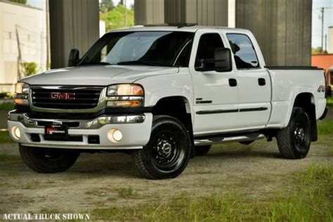 2007 Gmc Sierra 2500hd Classic Slt 4d Crew Cab Duramax 66l V8