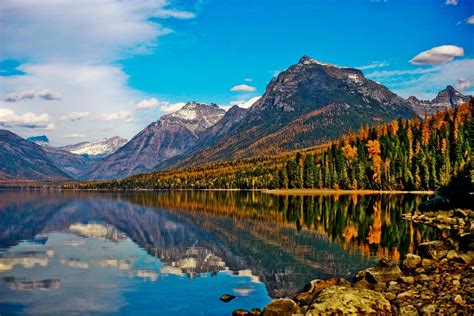 Lake Mcdonald Glacier National Park Montana Pebble