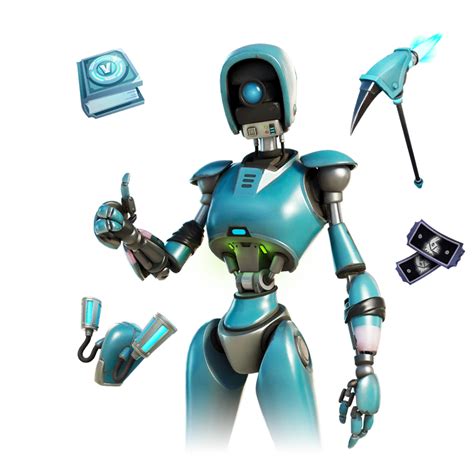 Fortnite Robo Ray Pack Item Bundle Png Pictures Images