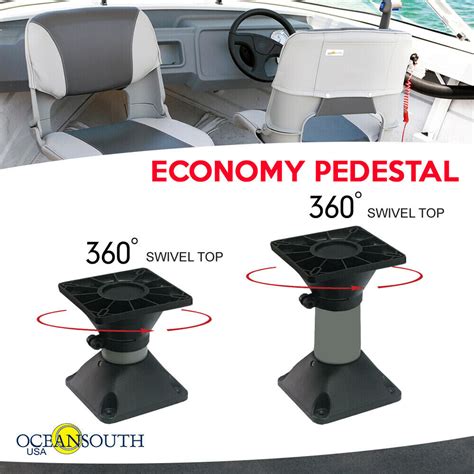Boat Seat Swivel Removable For Aluminum Benches On Jon Boats Complete