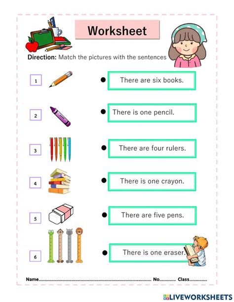 Easy English Worksheet For Kids Worksheet Worksheets For Kids