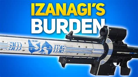 Izanagi Burden Exotic Sniper Riffle Buy And Sell Luveblizz
