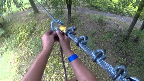 Arbraska Zip Line Helmet Cam Youtube