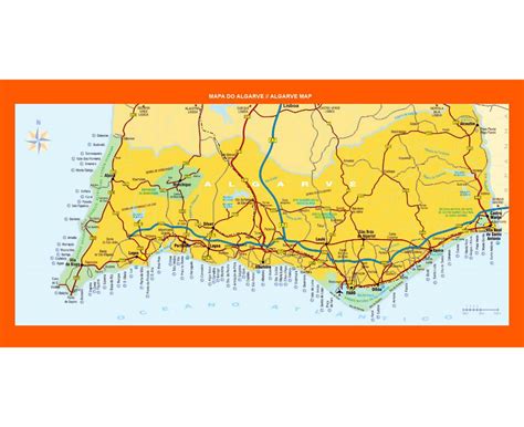Maps Of Algarve Collection Of Maps Of Algarve Portugal Europe Sexiz Pix