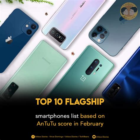 Top 10 Flagship Smartphones According To Antutu Unbox Diaries