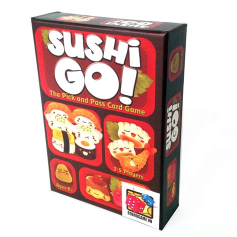 This is a card game called sevens(playing card game) that you play by using sushi cards. Sushi Go! - Mua Sushi Go! tại BoardgameVN - Tất Cả Board Game