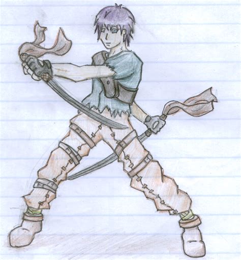 Guy With Swords Sketch By Squigyxd On Deviantart
