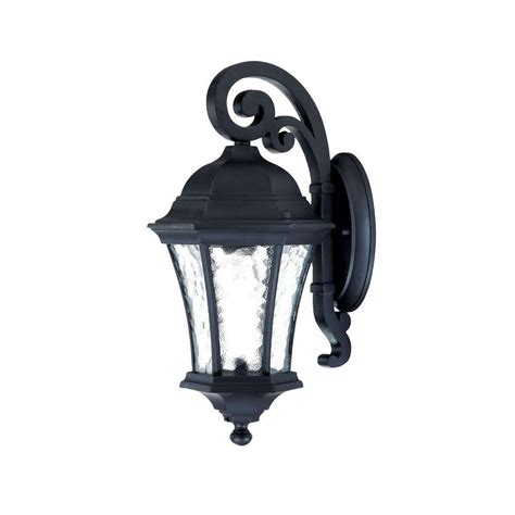 Acclaim Lighting Waverly Collection 1 Light Matte Black Outdoor Wall