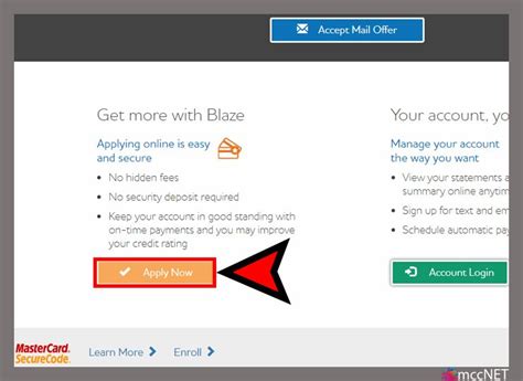 Maybe you would like to learn more about one of these? www.BlazeCC.com | Blaze Credit Card Application Process | MMCnet