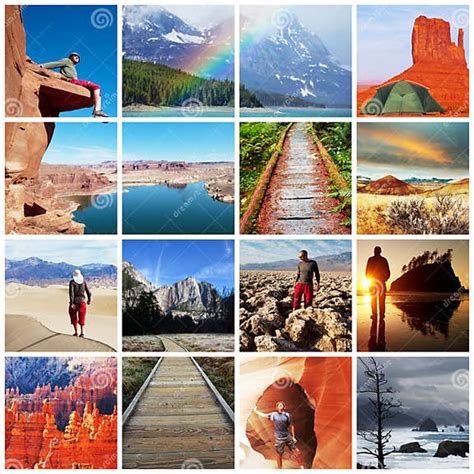 Hike Collage Stock Photo Image Of Hill Travel Outdoors 24739132
