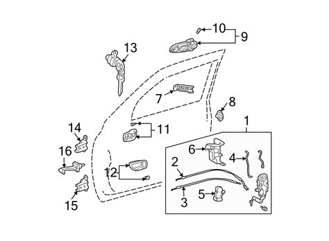 Toyota Tundra Lock. DOOR. Sequoia; Left. Tundra; Left; w/Double Cab. W